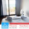 Hostal en Bau, Playa Blanca Baru, Alojamiento en baru, vehitours cartagena, Playa tranquila