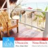 Hostal en Bau, Playa Blanca Baru, Alojamiento en baru, vehitours cartagena, Playa tranquila