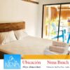 Hostal en Bau, Playa Blanca Baru, Alojamiento en baru, vehitours cartagena, Playa tranquila