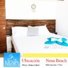 Hostal en Bau, Playa Blanca Baru, Alojamiento en baru, vehitours cartagena, Playa tranquila