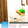 Hostal en Bau, Playa Blanca Baru, Alojamiento en baru, vehitours cartagena, Playa tranquila